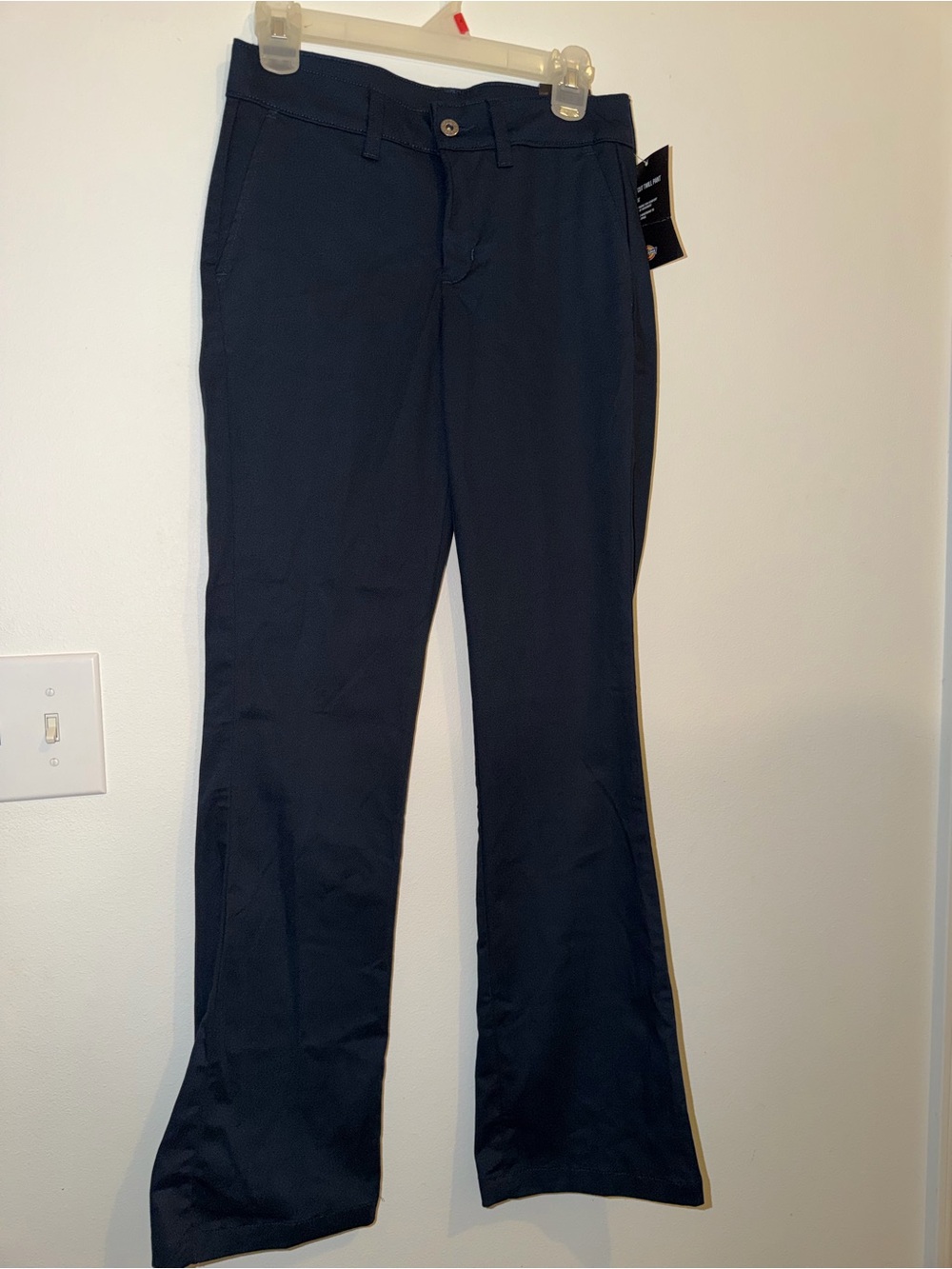 Women’s Dickies Navy Flare Work Pants NWT